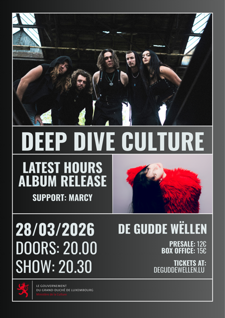 Veranstaltungsbild für Deep Dive Culture - “Latest Hours Album Release”